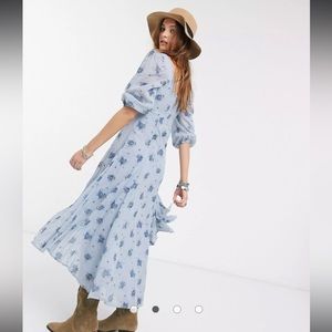 Free people bohemian maxi dress